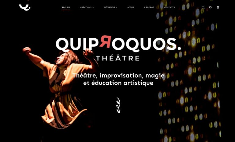 Quiproquos Théâtre – Site Internet