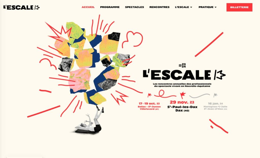 L’Escale – Site Internet