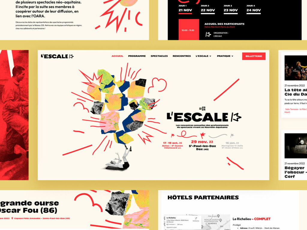 L’Escale – Site Internet