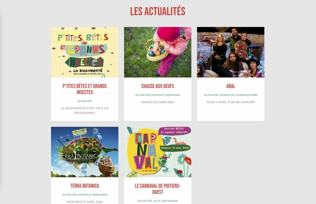 La Blaiserie – Site Internet