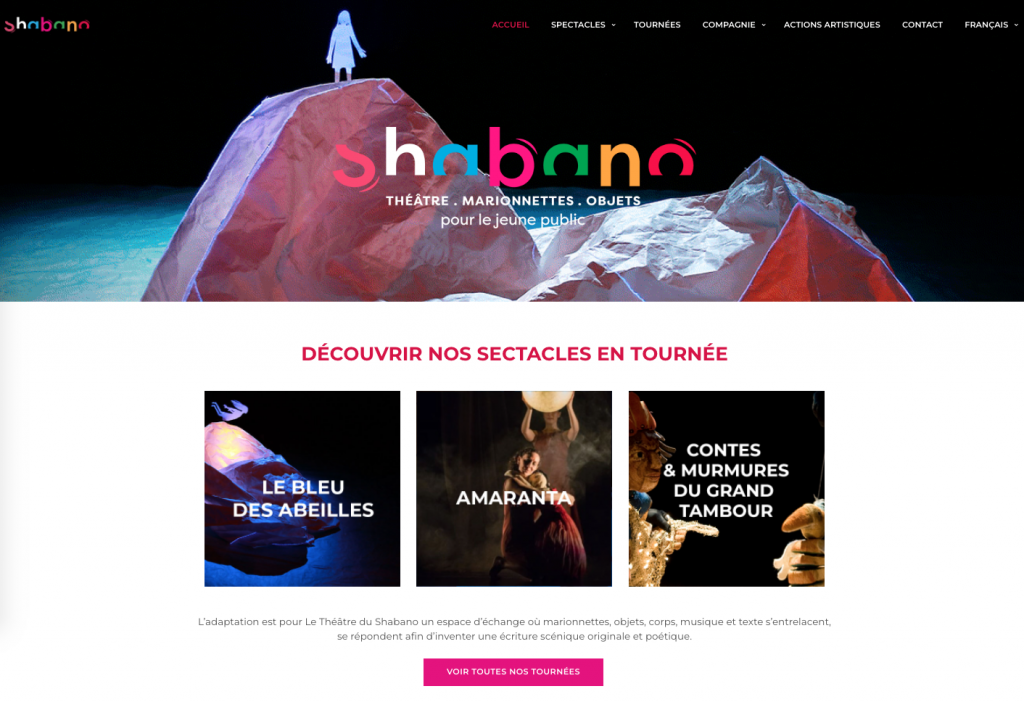 Shabano – Site Internet